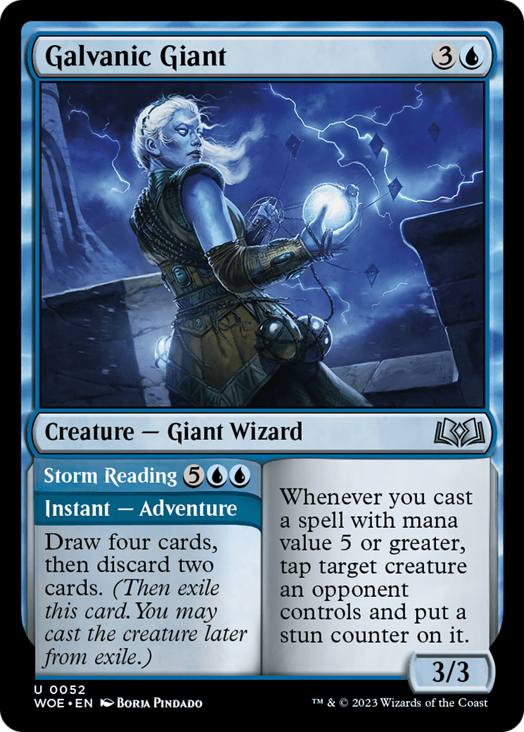 Galvanic Giant // Storm Reading [Wilds of Eldraine] | Good Games Modbury