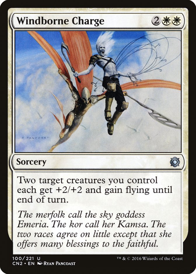 Windborne Charge 100/221 (Conspiracy: Take the Crown)  - Foil | Good Games Modbury