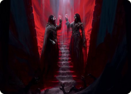 Vampires' Vengeance Art Card [Innistrad: Crimson Vow Art Series] | Good Games Modbury
