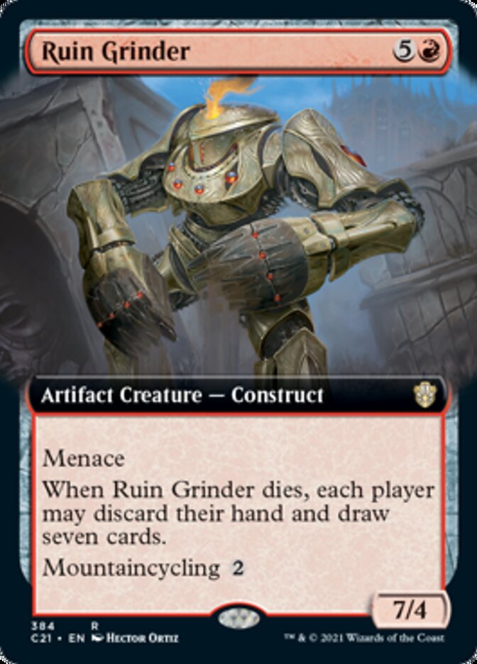 Ruin Grinder (Extended Art) [Commander 2021] | Good Games Modbury