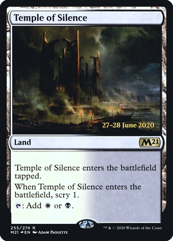 Temple of Silence [Core Set 2021 Prerelease Promos] | Good Games Modbury