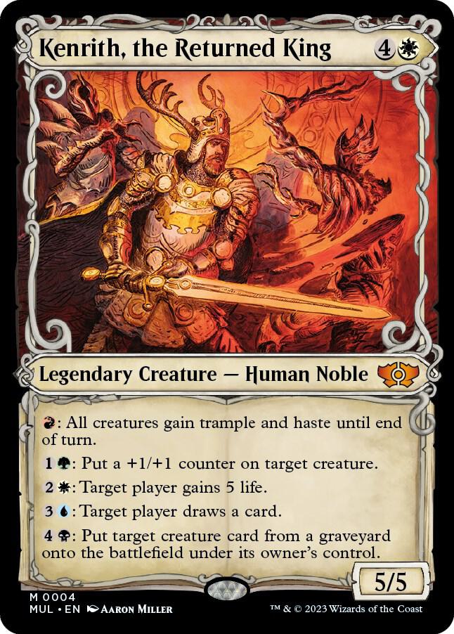 Kenrith, the Returned King 4 (March of the Machine: Multiverse Legends)  - Showcase Foil | Good Games Modbury