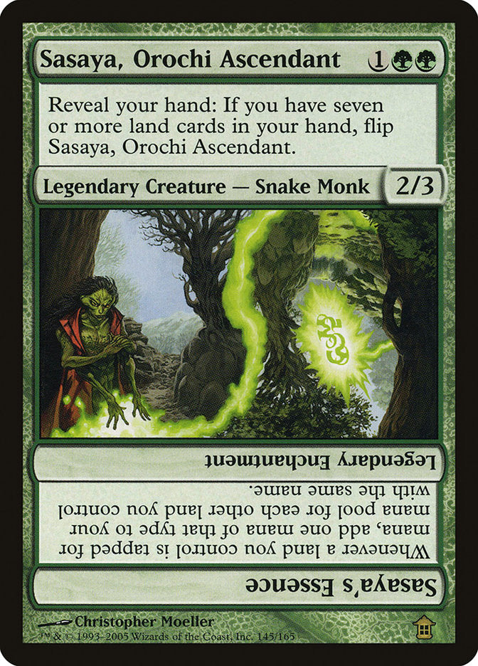 Sasaya, Orochi Ascendant // Sasaya's Essence 145/165 (Saviors of Kamigawa)  | Good Games Modbury