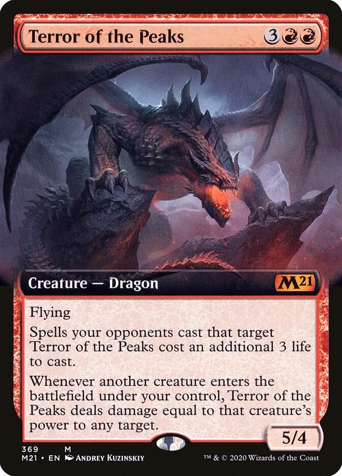 Terror of the Peaks 369 (Core Set 2021)  - Extended Art | Good Games Modbury