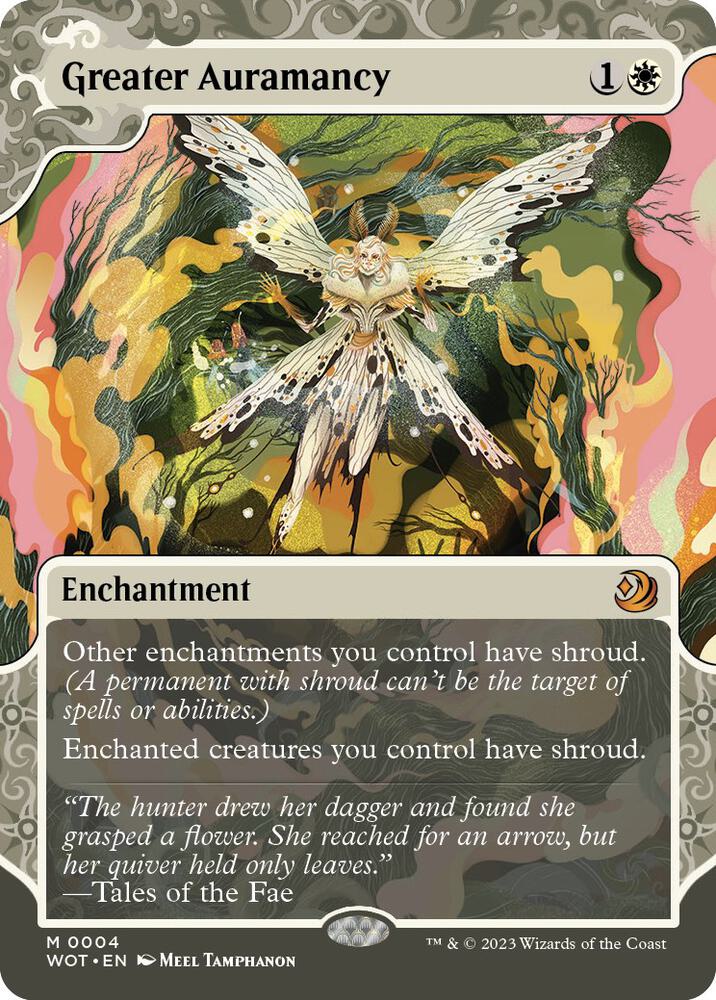 Greater Auramancy 4/63 (Wilds of Eldraine: Enchanting Tales)  - Showcase Foil | Good Games Modbury