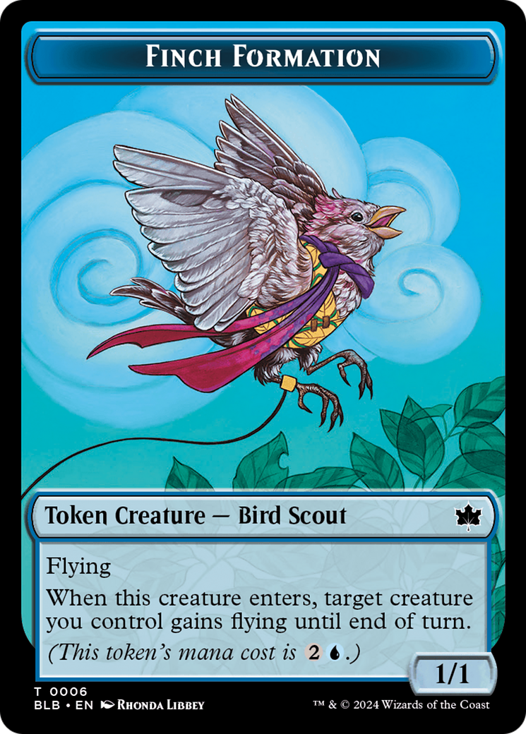 Finch Formation Token [Bloomburrow Tokens] | Good Games Modbury
