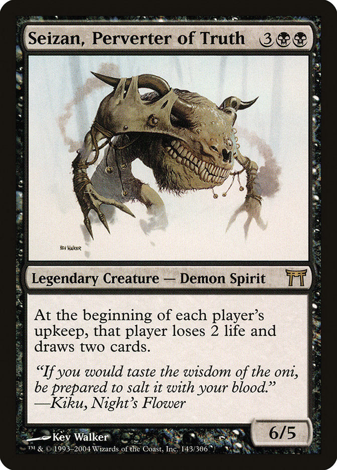 Seizan, Perverter of Truth 143/306 (Champions of Kamigawa)  - Foil | Good Games Modbury