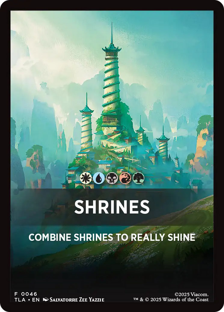 Shrines Theme Card [Avatar: The Last Airbender Tokens] | Good Games Modbury