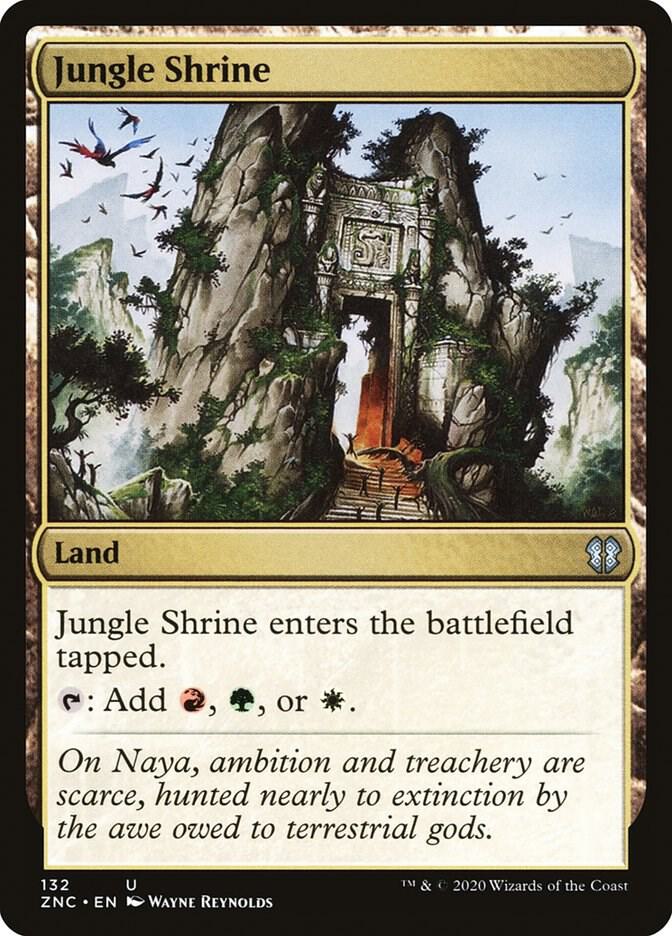 Jungle Shrine 132/142 (Commander: Zendikar Rising)  | Good Games Modbury