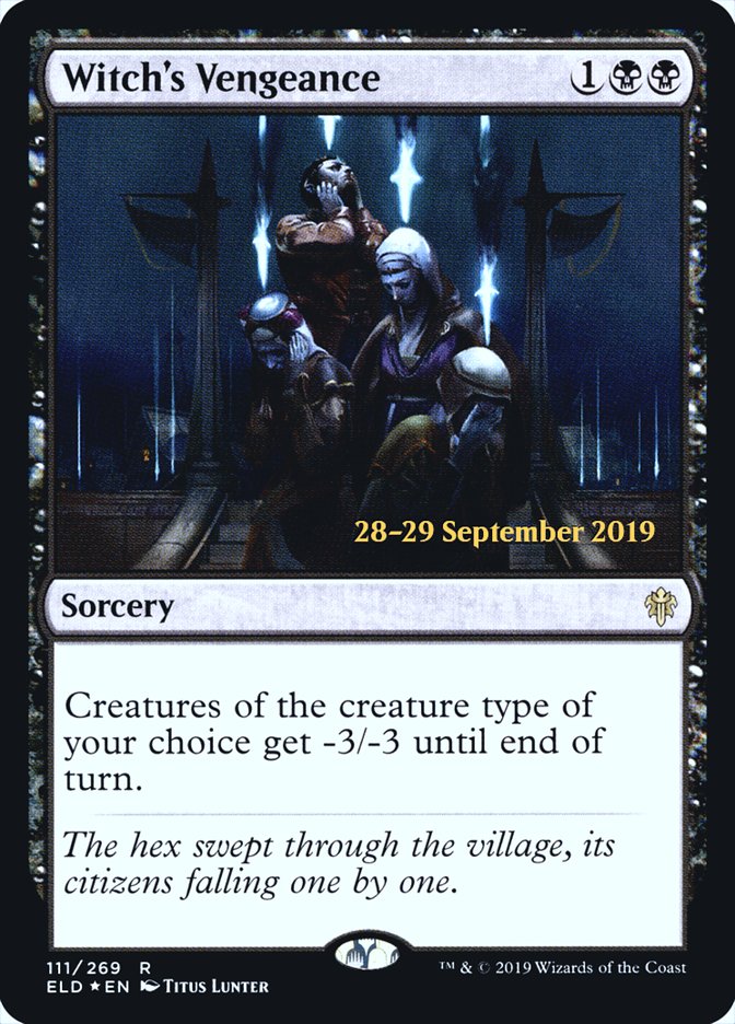 Witch's Vengeance [Throne of Eldraine Prerelease Promos] | Good Games Modbury