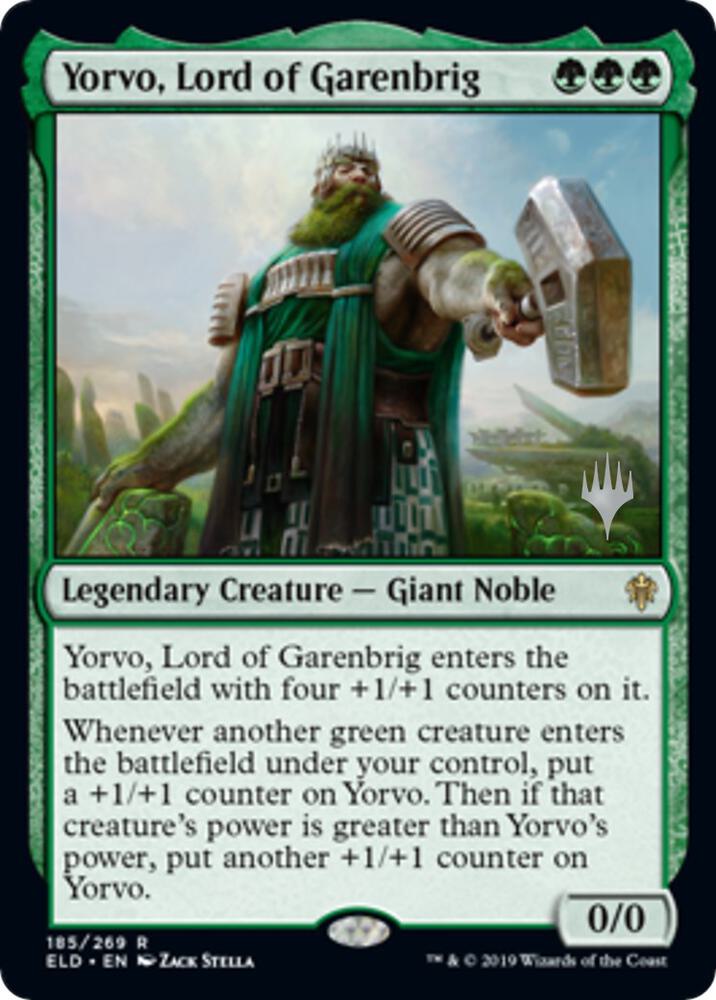 Yorvo Lord of Garenbrig 185 (Promo Pack: Throne of Eldraine)  - Foil | Good Games Modbury