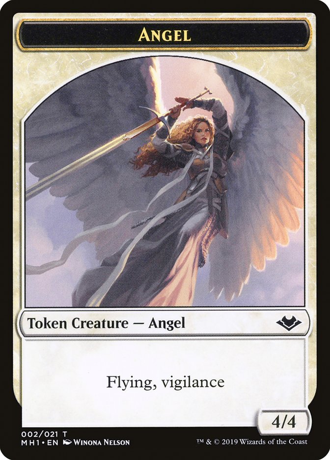 Shapeshifter (001) // Angel (002) Double-Sided Token [Modern Horizons Tokens] | Good Games Modbury