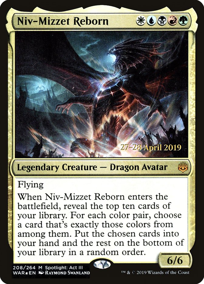 Niv-Mizzet Reborn [War of the Spark Prerelease Promos] | Good Games Modbury