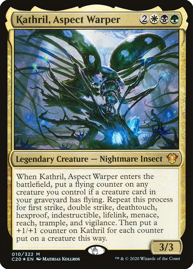 Kathril, Aspect Warper 10/322 (Commander 2020)  - Foil | Good Games Modbury
