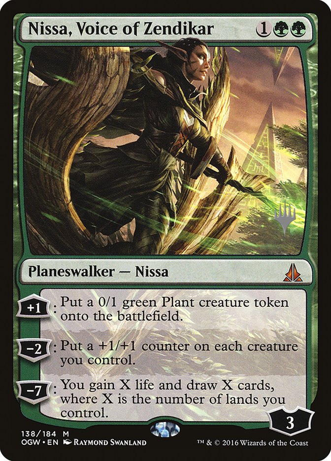 Nissa, Voice of Zendikar (Promo Pack) [Oath of the Gatewatch Promos] | Good Games Modbury
