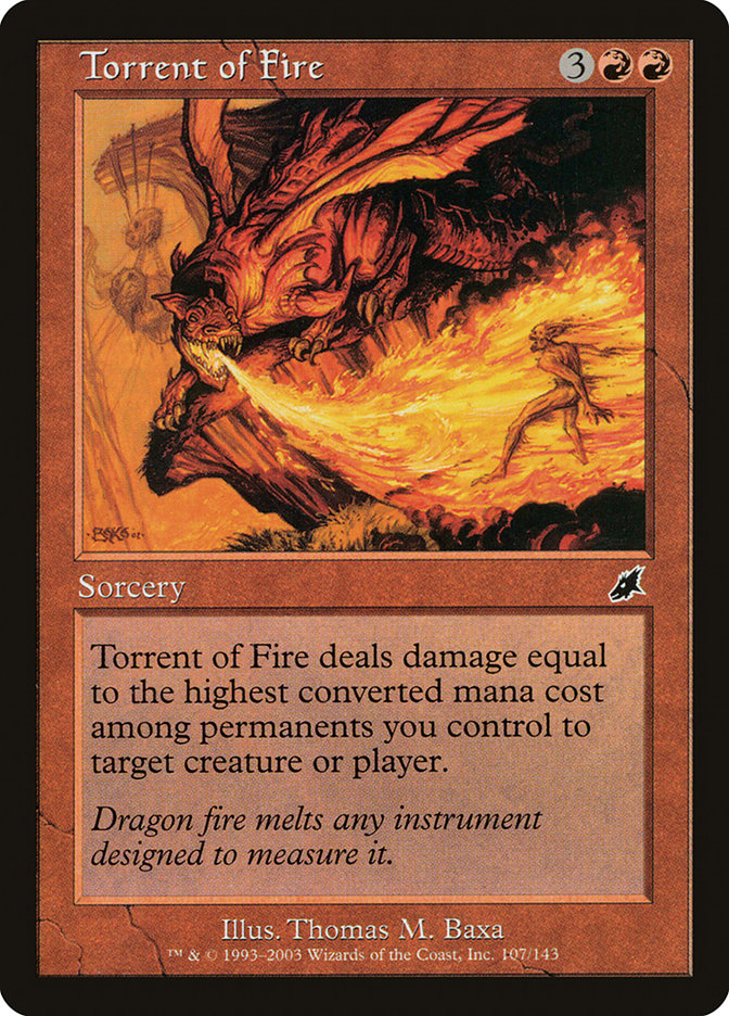 Torrent of Fire 107/143 (Scourge)  - Foil | Good Games Modbury