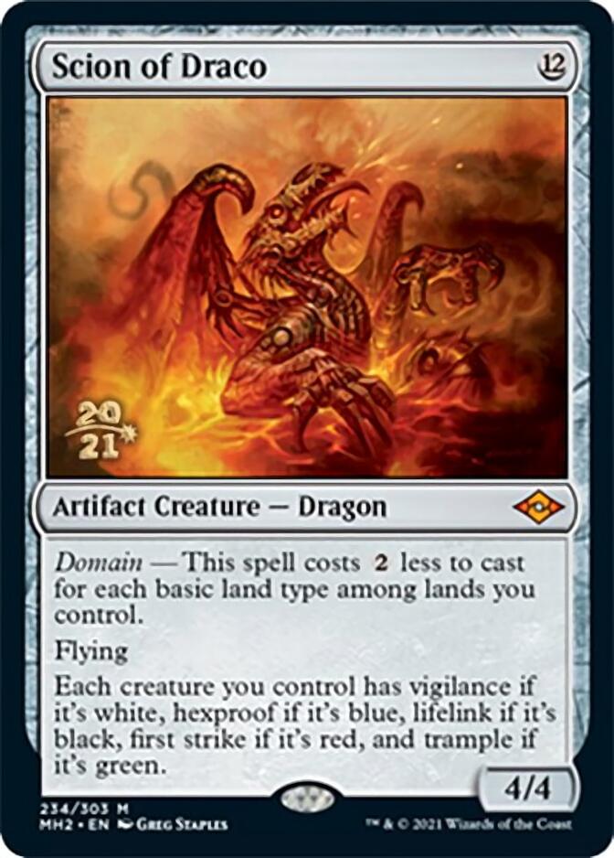 Scion of Draco [Modern Horizons 2 Prerelease Promos] | Good Games Modbury