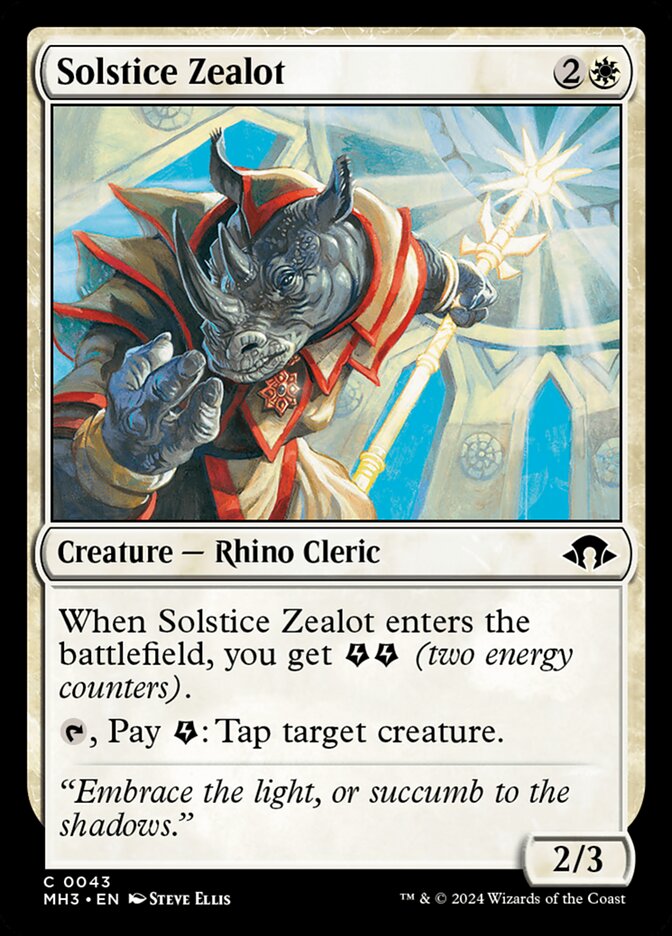 Solstice Zealot 43/319 (Modern Horizons 3)  | Good Games Modbury