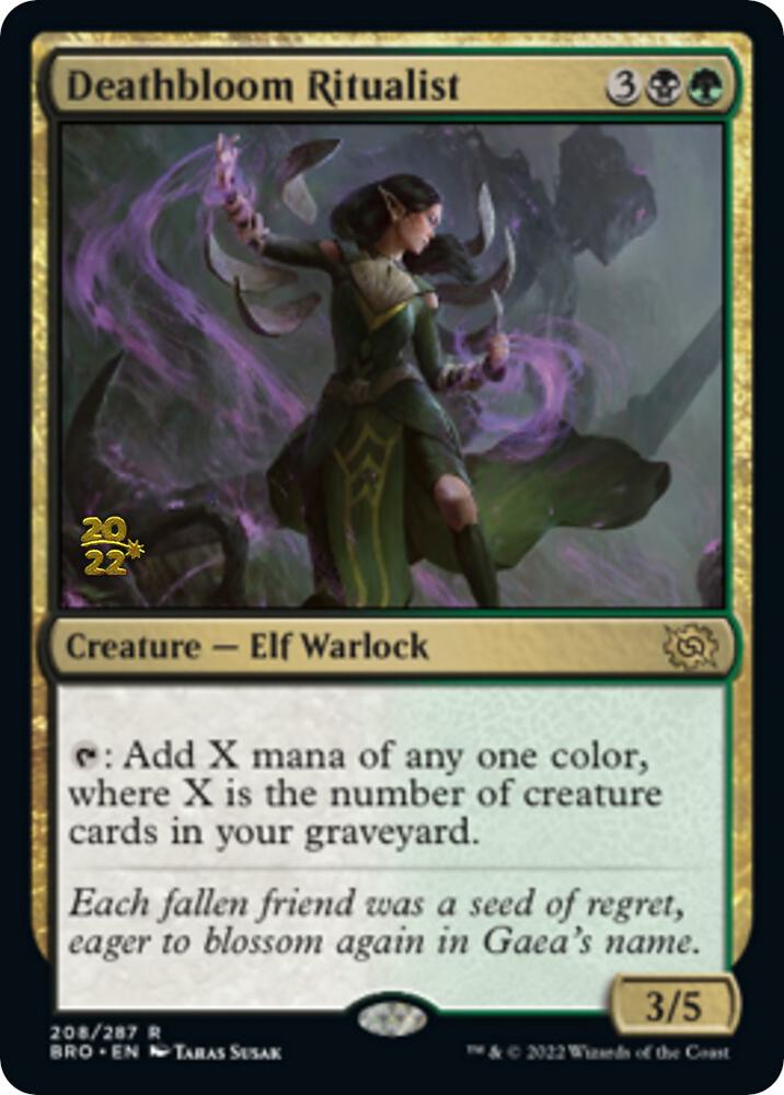 Deathbloom Ritualist 208s/169 (Prerelease Cards)  - Foil | Good Games Modbury