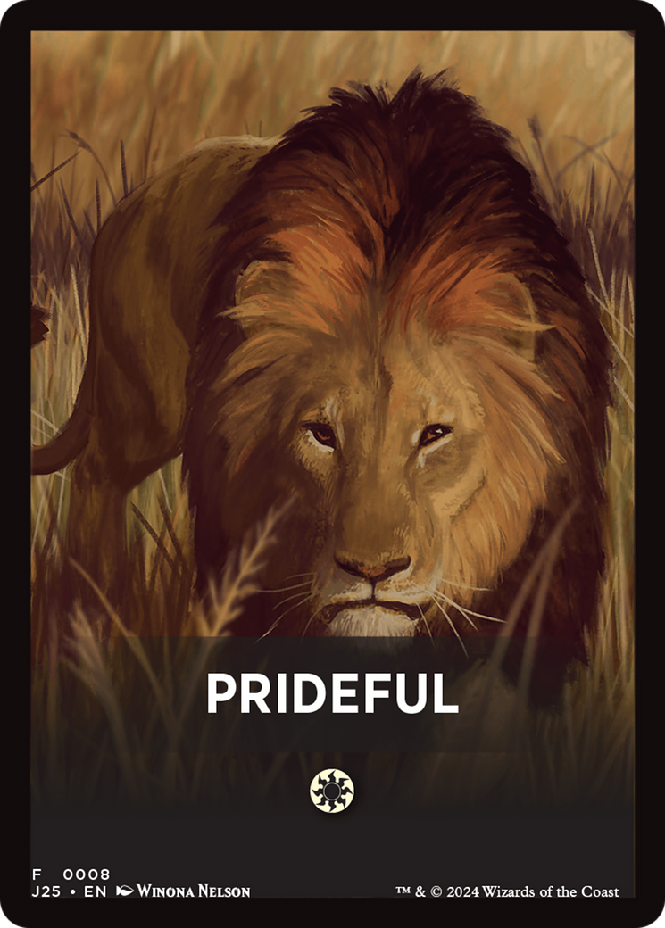 Prideful Theme Card [Foundations Jumpstart Front Cards] | Good Games Modbury