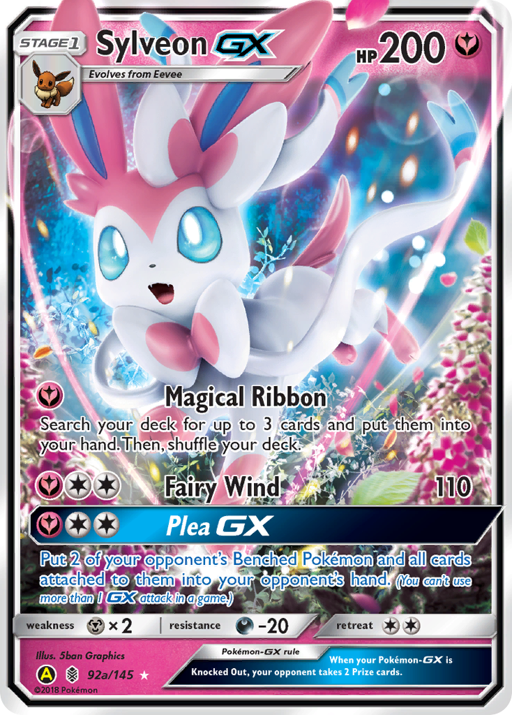 Sylveon GX (92a/145) [Alternate Art Promos] | Good Games Modbury