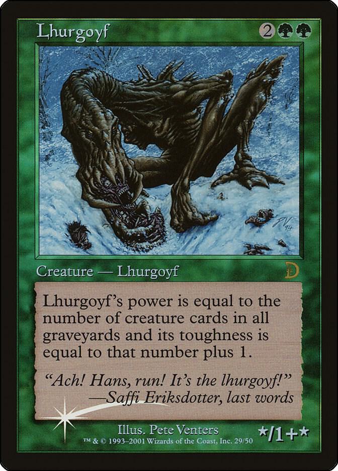 Lhurgoyf 29/50 (Deckmasters Garfield vs Finkel)  - Foil | Good Games Modbury