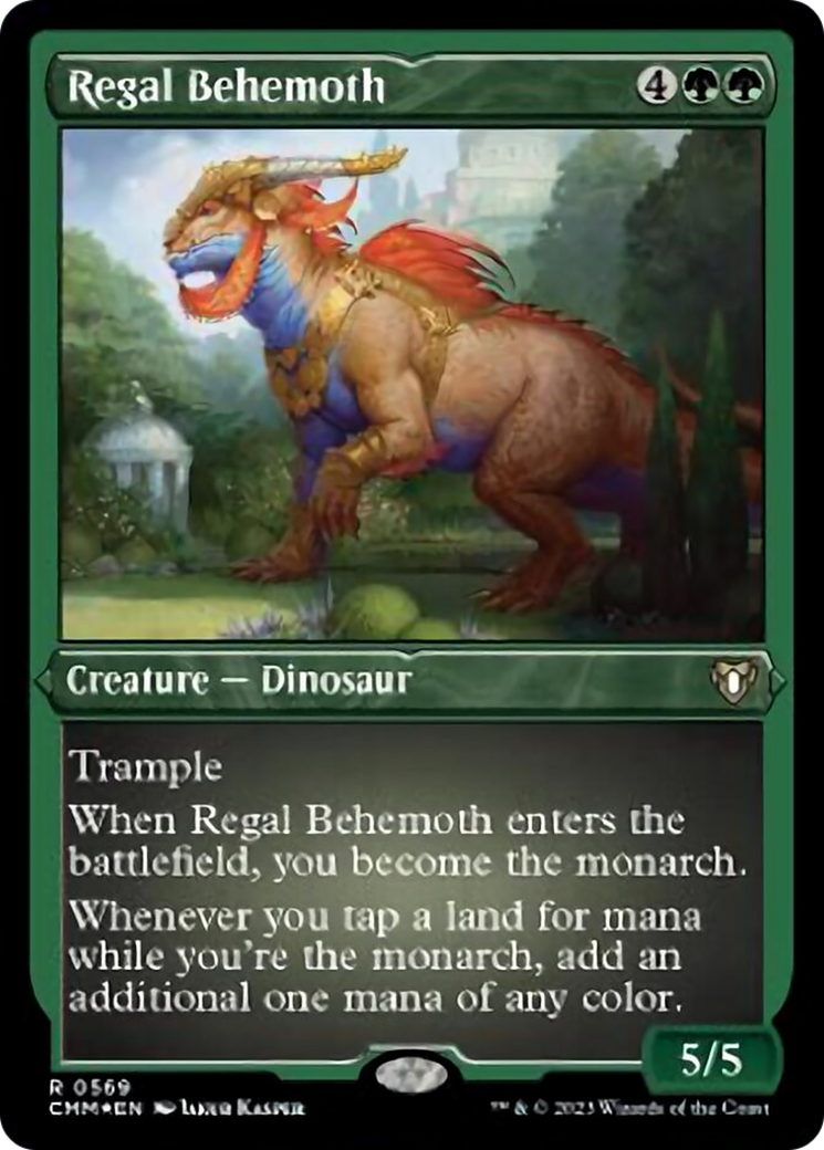 Regal Behemoth (Foil Etched) [Commander Masters] | Good Games Modbury