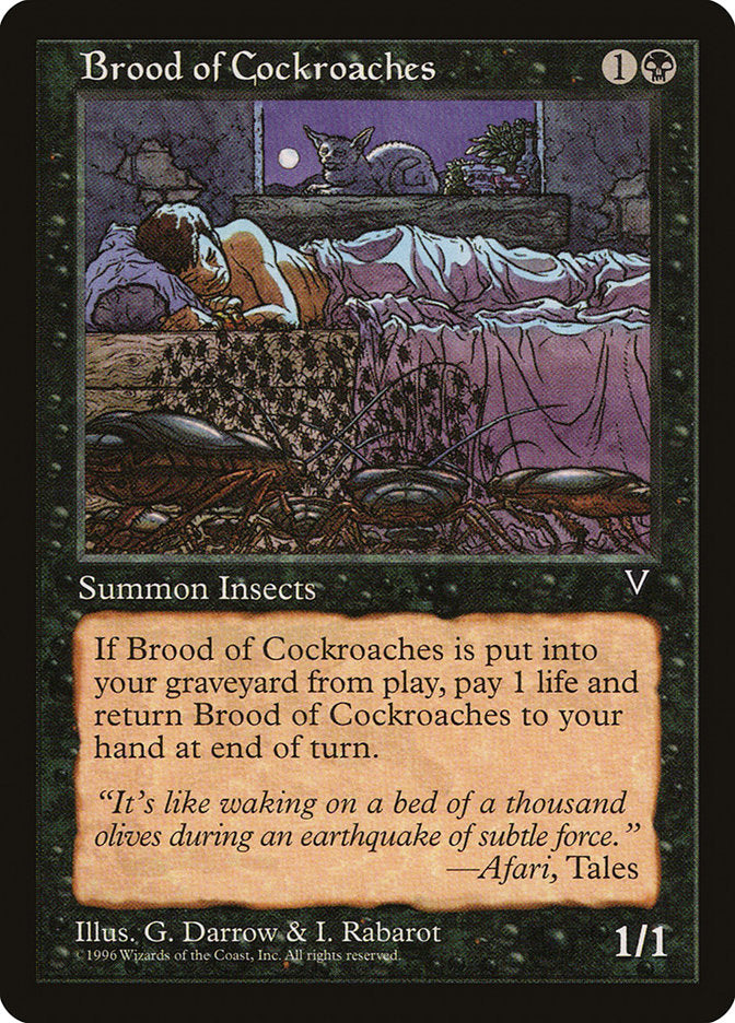 Brood of Cockroaches 53/167 (Visions)  | Good Games Modbury