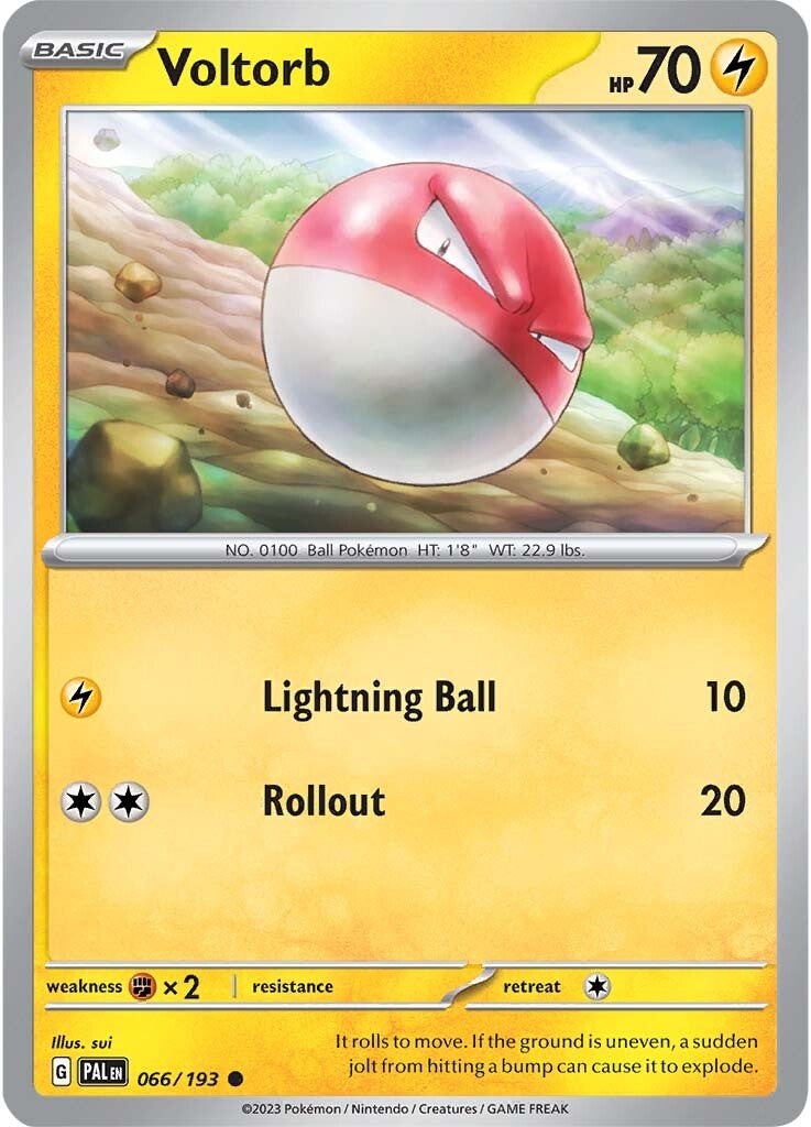 Voltorb (066/193) [Scarlet & Violet: Paldea Evolved] | Good Games Modbury