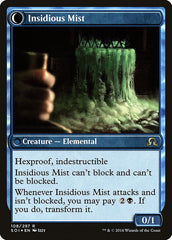 Elusive Tormentor // Insidious Mist [Shadows over Innistrad Prerelease Promos] | Good Games Modbury