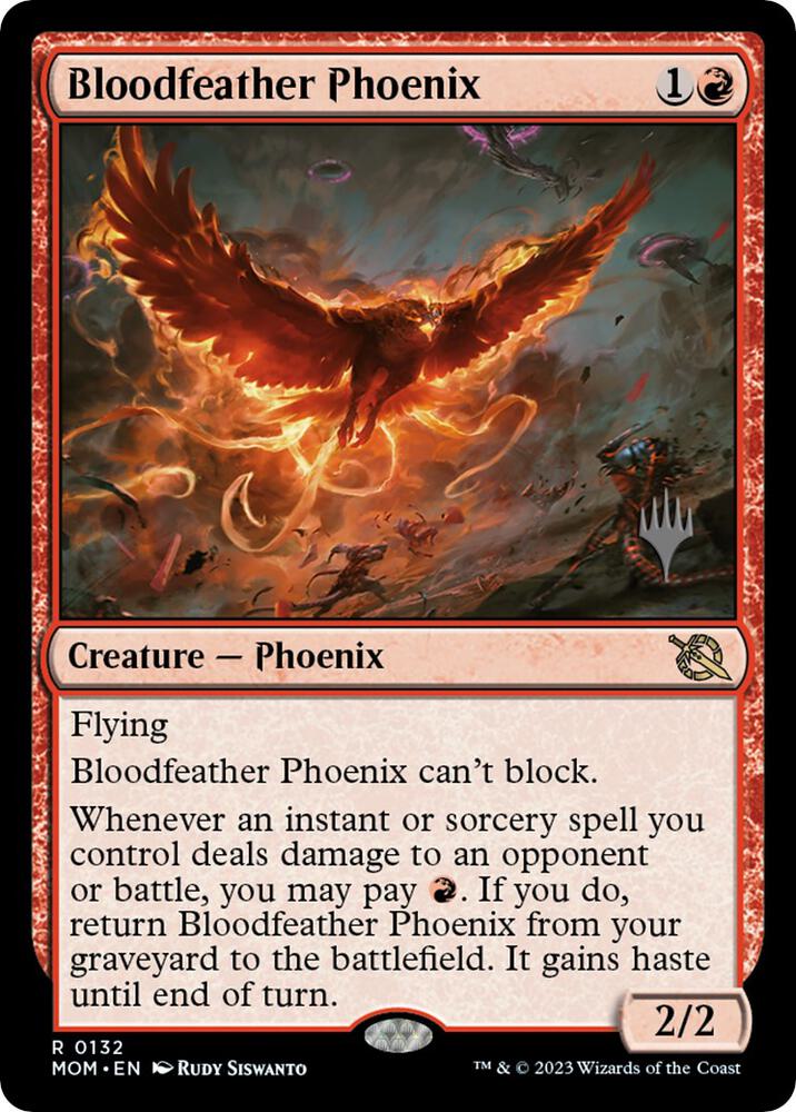 Bloodfeather Phoenix 132p/162 (Promo Pack: March of the Machine)  | Good Games Modbury