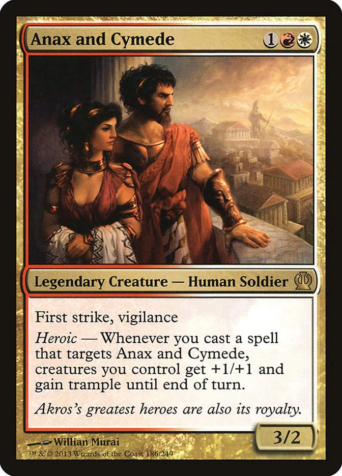 Anax and Cymede 186/249 (Theros)  | Good Games Modbury