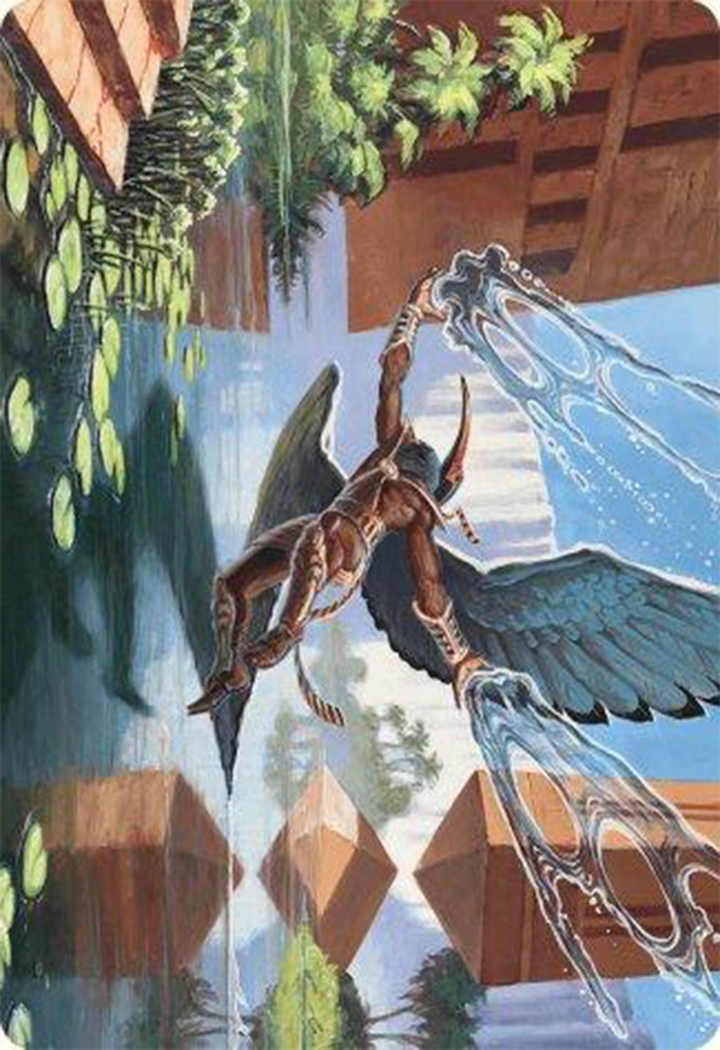 Nadu, Winged Wisdom Art Card [Modern Horizons 3 Art Series] | Good Games Modbury