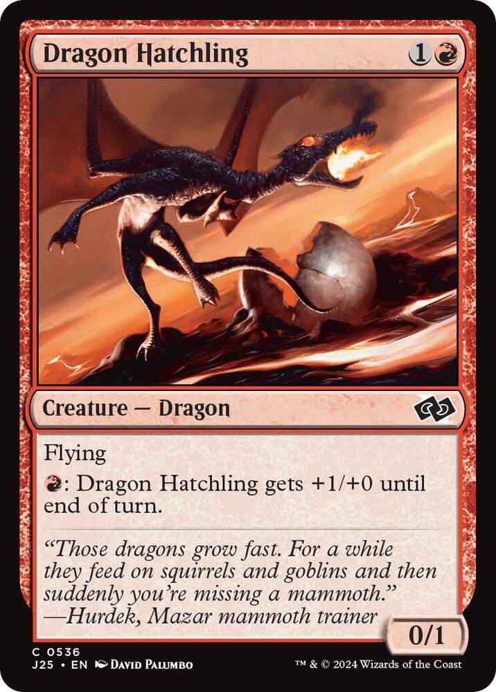 Dragon Hatchling 536/779 (Foundations Jumpstart)  | Good Games Modbury
