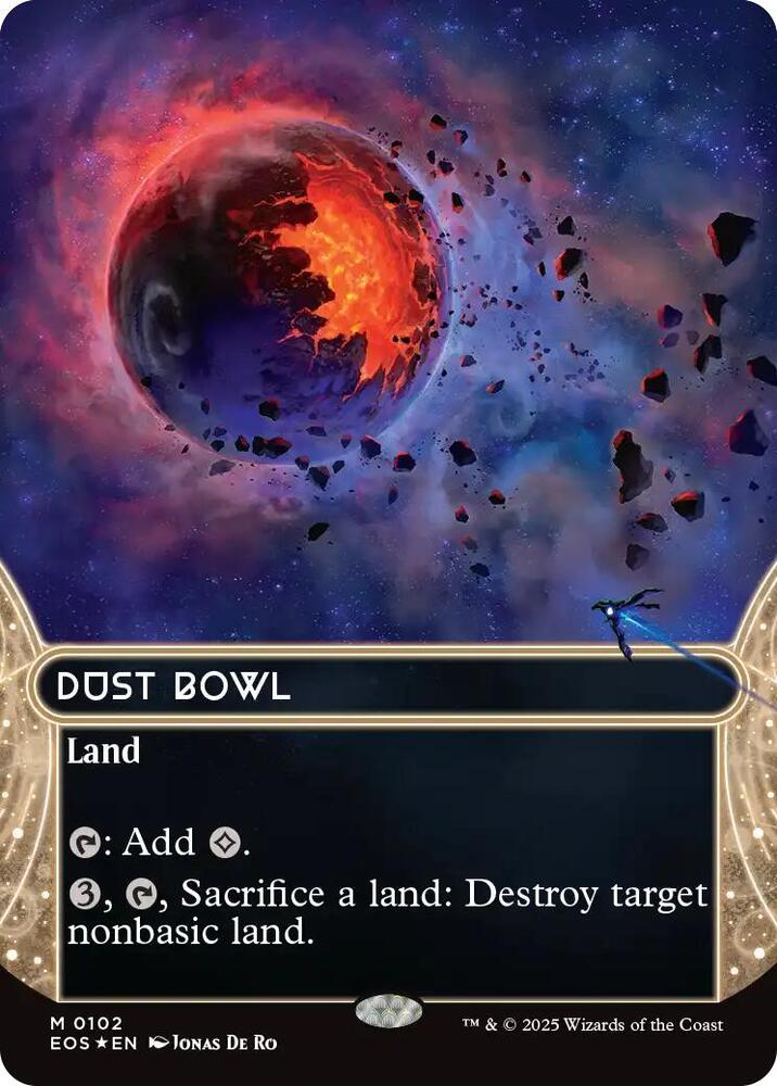 Dust Bowl  102/45 (Edge of Eternities: Stellar Sights)  - Borderless Galaxy Foil | Good Games Modbury
