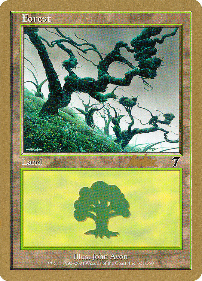 Forest (bk331) (Brian Kibler) [World Championship Decks 2002] | Good Games Modbury