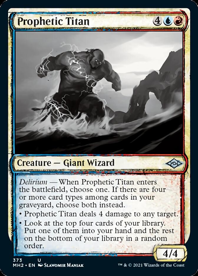 Prophetic Titan (Sketch) [Modern Horizons 2] | Good Games Modbury