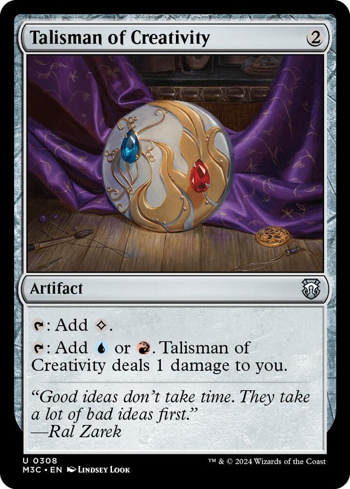 Talisman of Creativity 308/411 (Commander: Modern Horizons 3)  - Ripple Foil | Good Games Modbury
