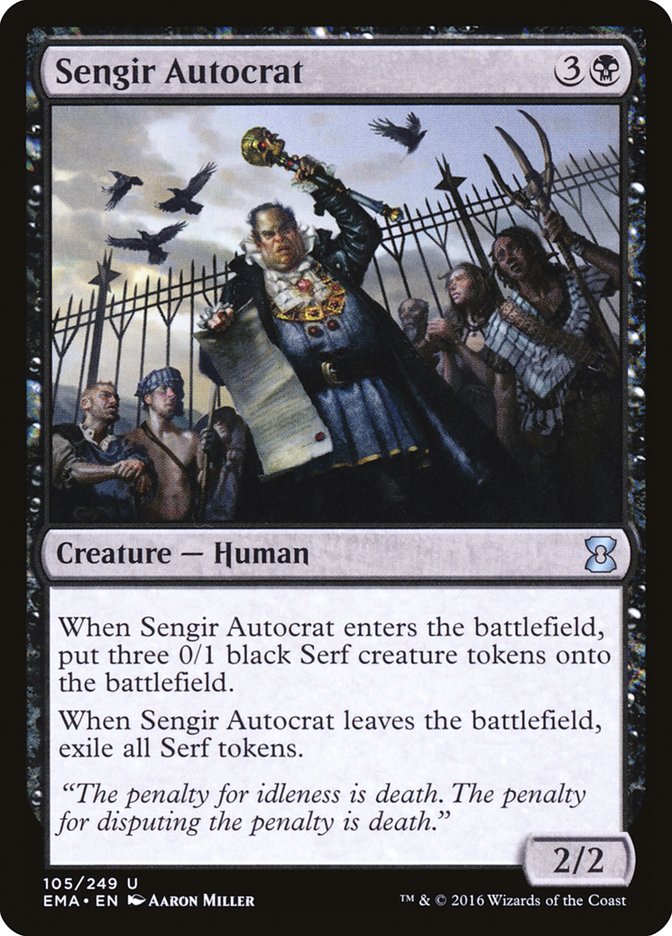 Sengir Autocrat 105/249 (Eternal Masters)  | Good Games Modbury