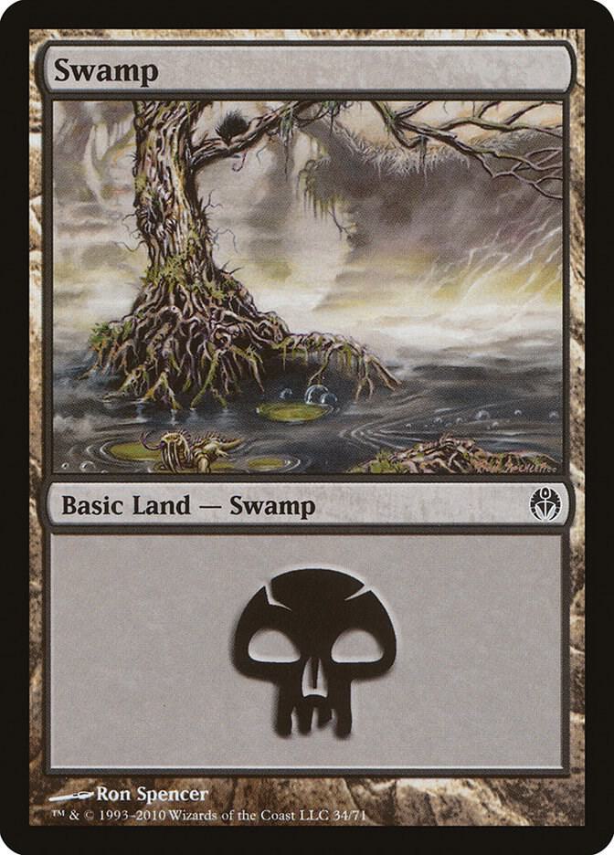 Swamp 34/71 (Duel Decks: Phyrexia vs. the Coalition)  | Good Games Modbury