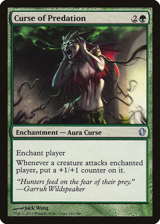 Curse of Predation 140/356 (Commander 2013)  | Good Games Modbury