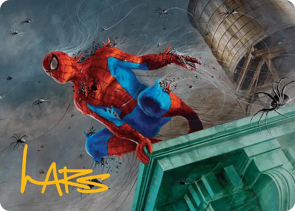 Spiders Man Heroic Horde Art Card Gold Stamped Signature 21 (Art Series: Marvel's Spider-Man)  | Good Games Modbury