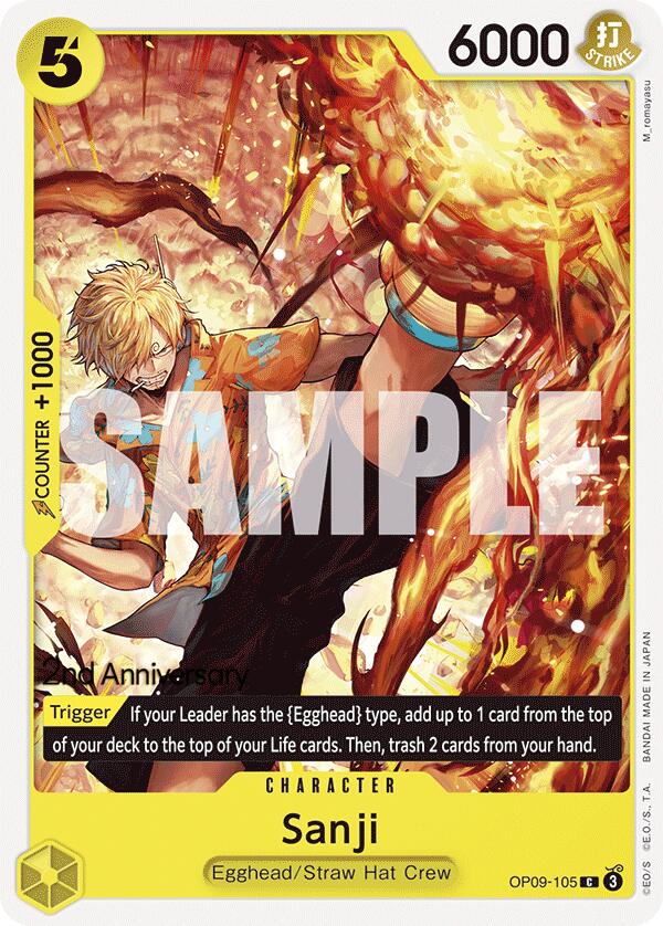 Sanji [Emperors in the New World: 2nd Anniversary Tournament Cards] | Good Games Modbury