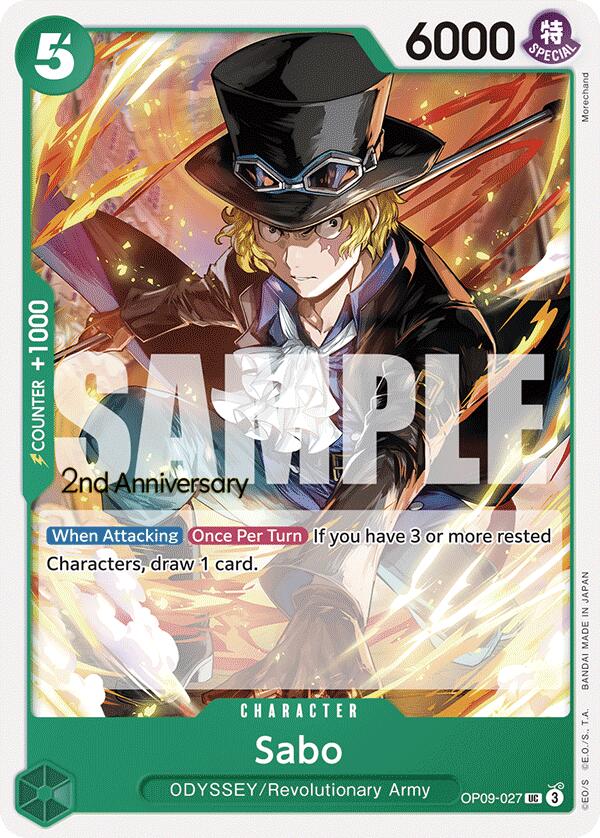 Sabo [Emperors in the New World: 2nd Anniversary Tournament Cards] | Good Games Modbury
