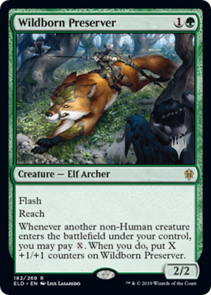 Wildborn Preserver 182 (Promo Pack: Throne of Eldraine)  | Good Games Modbury