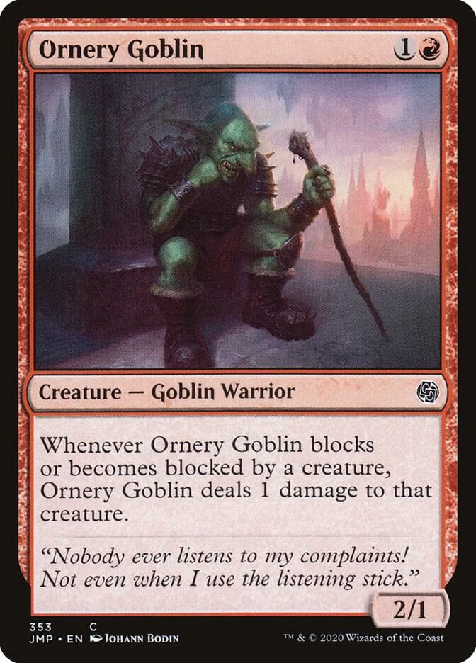 Ornery Goblin 353/495 (Jumpstart)  | Good Games Modbury