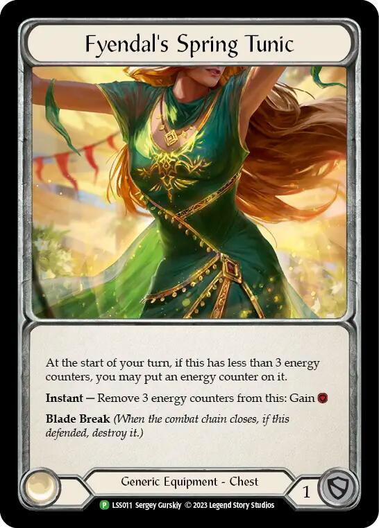 Fabric of Spring // Fyendal's Spring Tunic [LSS011] (Promo)  Cold Foil | Good Games Modbury