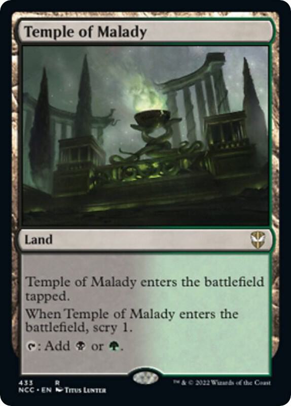 Temple of Malady 433 (Commander: Streets of New Capenna)  | Good Games Modbury