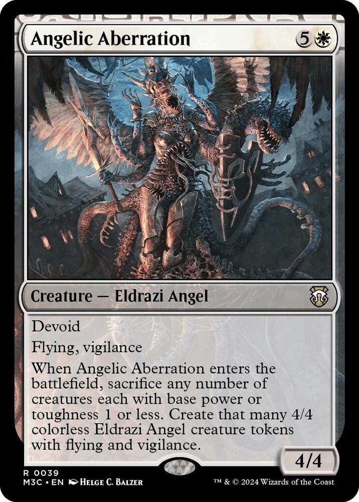 Angelic Aberration 39 (Commander: Modern Horizons 3)  - Ripple Foil | Good Games Modbury