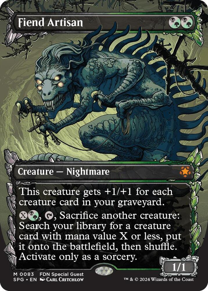 Fiend Artisan 83/0 (Special Guests)  - Borderless Foil | Good Games Modbury